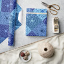 Recherche de nuances de bleu papier cadeau Contemporain