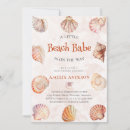 Recherche de seashell baby shower invitations Aquarelle