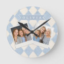 Recherche de flou horloges Bleu