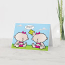 Zoek naar tweeling geboorte kaarten Schattig