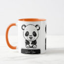 Recherche de ours panda tasses Nom