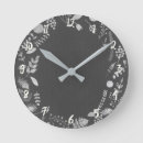 Recherche de gris argenté horloges Moderne
