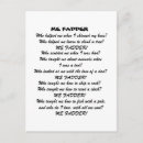 Recherche de poème drôle cartes postales Dad