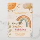 Recherche de boho rainbow invitations Notre petit soleil