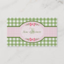 Recherche de ruban rose cartes visite Monogramme