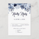 Recherche de bleu royal marine invitations Floral