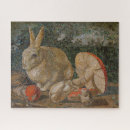 Recherche de lapins puzzles Antique