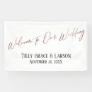 Recherche de mariage banderoles Typographie