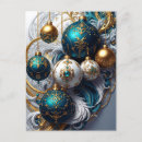 Recherche de boules de noël cartes postales Sapin