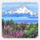 Recherche de peinture de montagne autocollants Paysage
