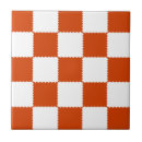 Recherche de orange et blanc carreaux Géométrique
