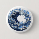 Recherche de vague bleue badges Harris