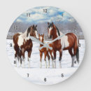 Zoek naar wit paard klokken Sneeuw