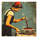 Zoek naar ouderwets meisje posters Retro