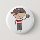 Recherche de trésor de pirate badges Enfants
