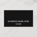 Recherche de societe cartes visite Noir et blanc