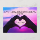 Recherche de demain cartes postales Amour