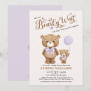 Recherche de ours pourpre invitations Nous pouvons attendre