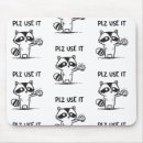 Zoek naar racoon muismatten Wasbeer