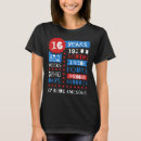 Recherche de 16ème tshirts 16ème chemise d'anniversaire