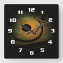 Recherche de tourne disques horloges Vinyle