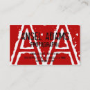 Recherche de initiales personnelles cartes visite Monogramme