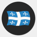 Recherche de provinces autocollants Drapeau du québec