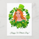 Recherche de saint patrick cartes postales Shamrock