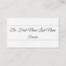 Zoek naar directeurs visitekaartjes Elegant