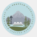 Recherche de mt rainier autocollants État de washington