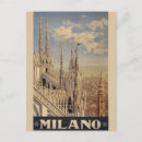 Recherche de milan vintage cartes postales Église