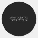 Zoek naar latijnse stickers Citaat