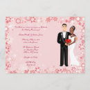 Zoek naar african american wedding uitnodigingen Roze