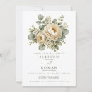 Recherche de floral mariage invitations Vert sauge