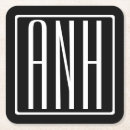 Zoek naar initialen onderzetters Chic