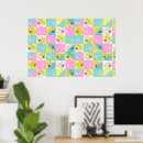Recherche de motif de damier posters Tableau de contrôle