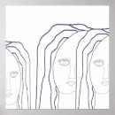 Recherche de visage coloré posters Fille