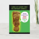 Recherche de tiki vœux cartes Drôle