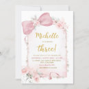 Recherche de pink floral anniversaire invitations Fête d'anniversaire