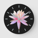 Recherche de fleur de lotus rose horloges Water