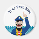 Recherche de capitaine pirate magnets Amusant