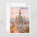 Recherche de barcelone cartes postales Illustration