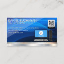 Recherche de code informatique cartes visite Technologie