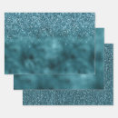 Recherche de turquoise papier cadeau Glam