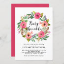 Recherche de floral baby sprinkle invitations Aquarelle