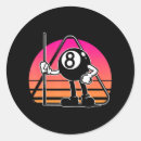 Recherche de joueur de billard autocollants Repère