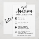 Recherche de familles invitations Noir et blanc
