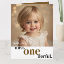 Recherche de premier anniversaire cartes Fille