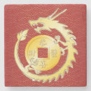 Zoek naar draak jaar onderzetters Nieuw chinese jaar