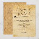 Recherche de parchemin mariage invitations Minimaliste